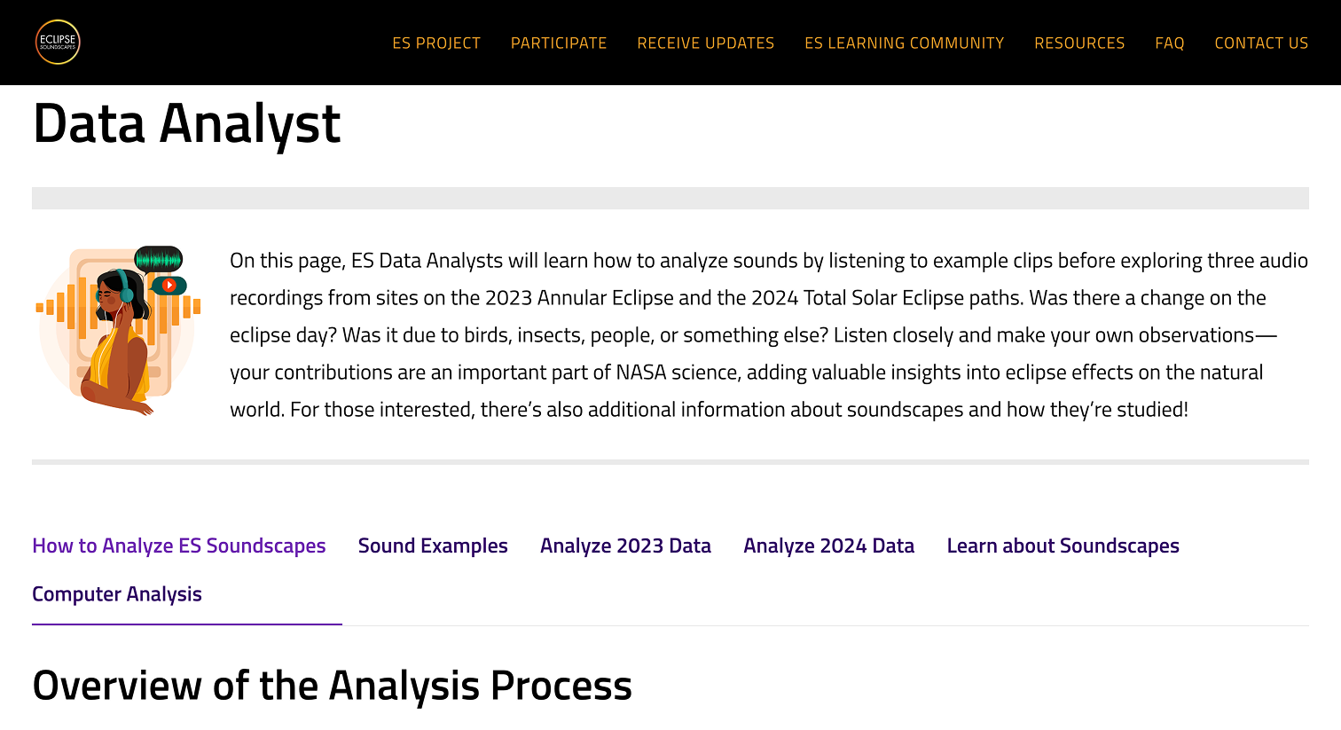 Original site screen 1