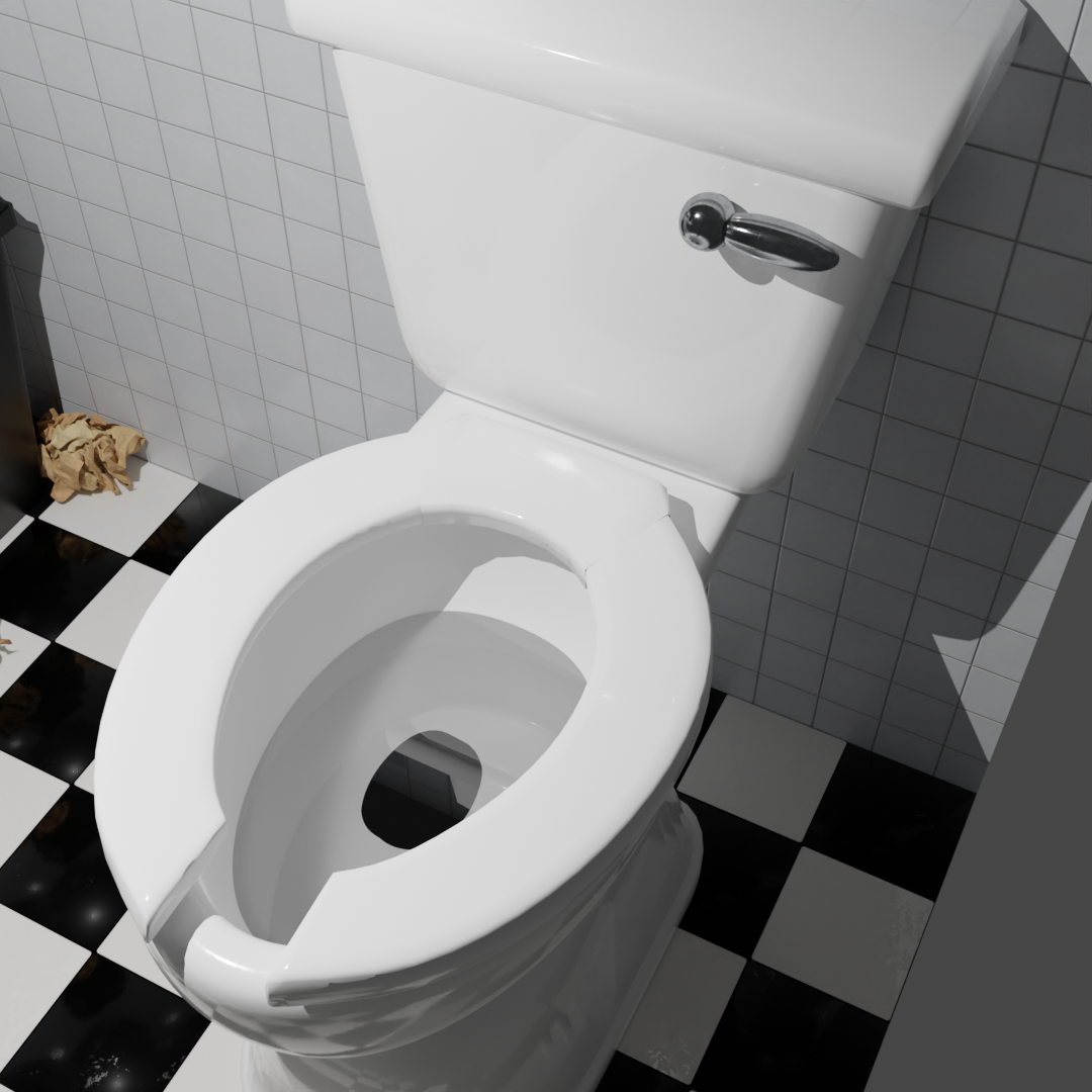 Bathroom Scene, detail zoom 2