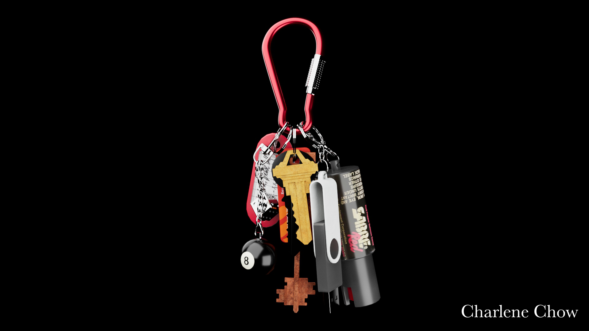 What's on My Carabiner?, render 1