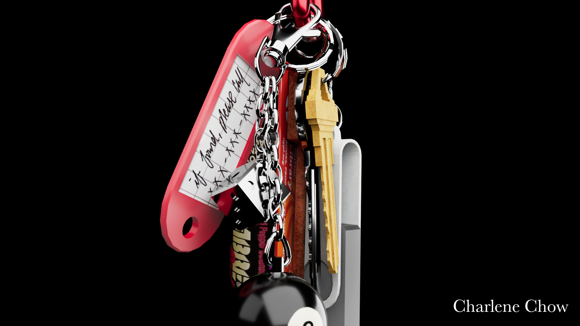 What's on My Carabiner?, render 2