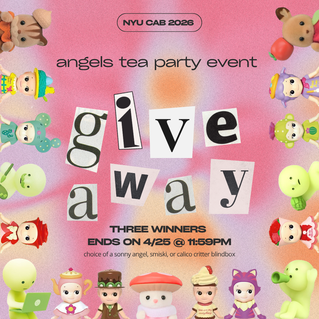 NYU Class Activities Board Event Graphics, Angels graphic 3