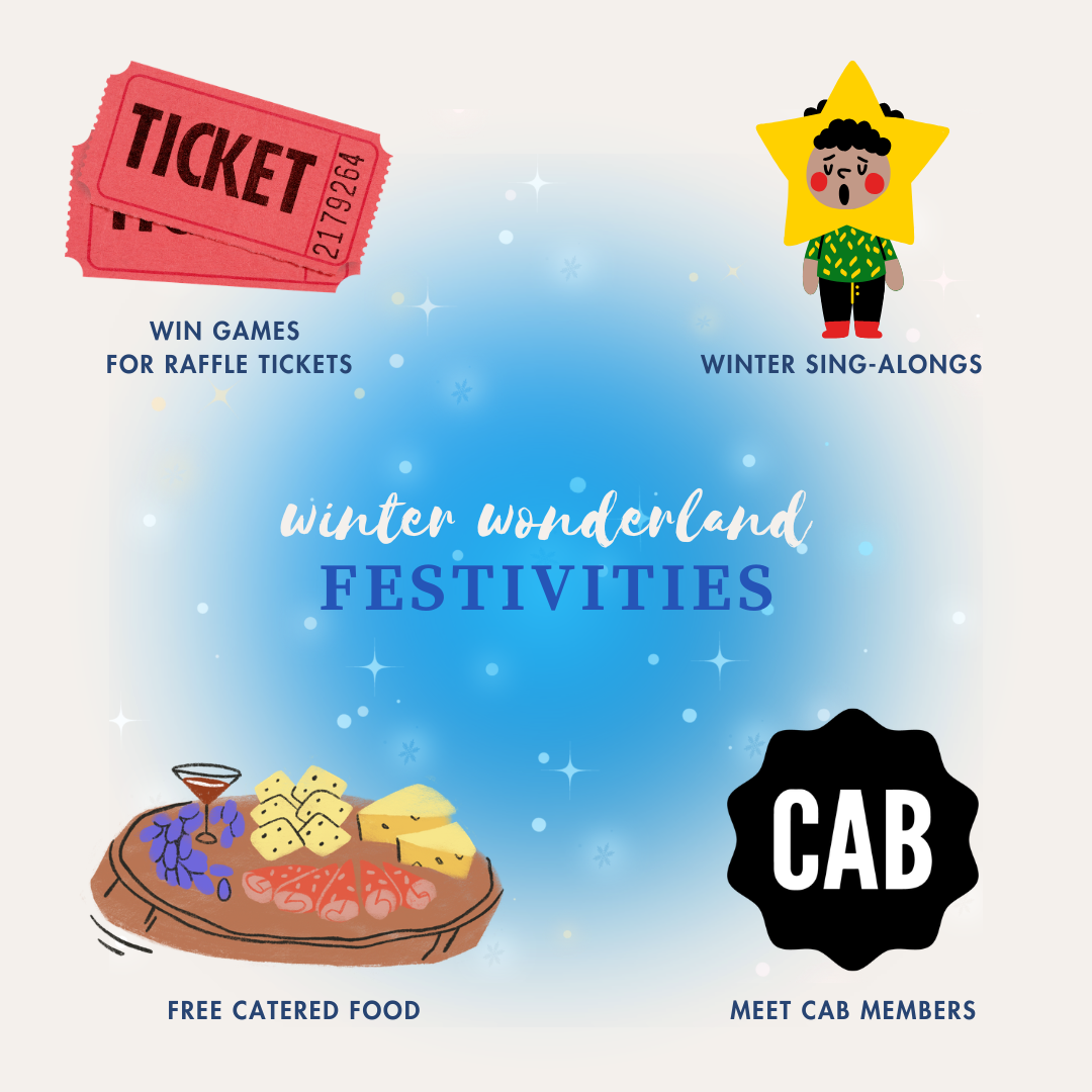 NYU Class Activities Board Event Graphics, Winter graphic 4