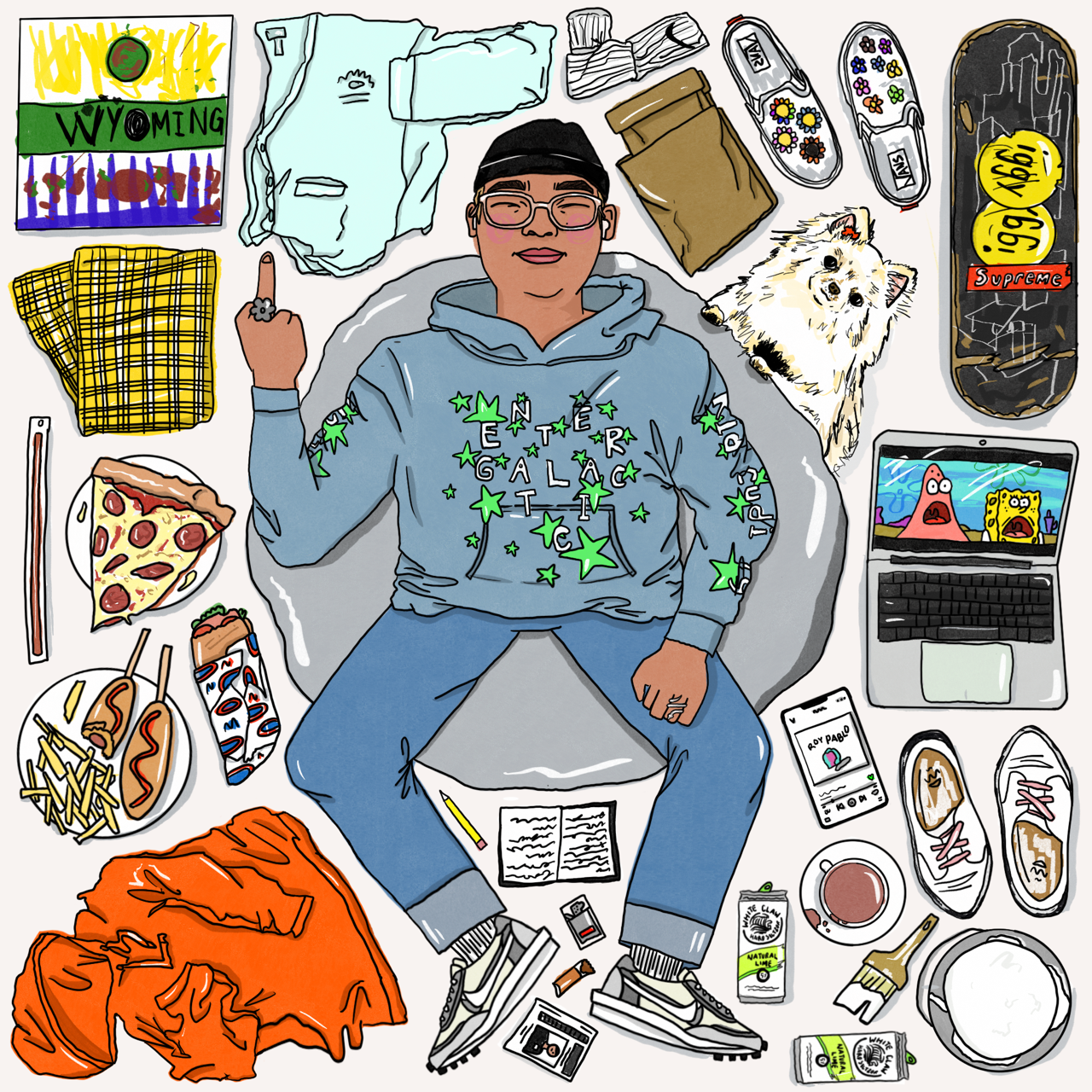 Portrait — a drawing of a friend
